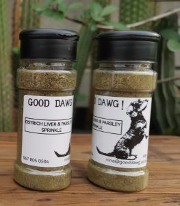Good Dawg Ostrich Liver & Parsley Sprinkle for Dogs - Meal Topper & Breath Freshener