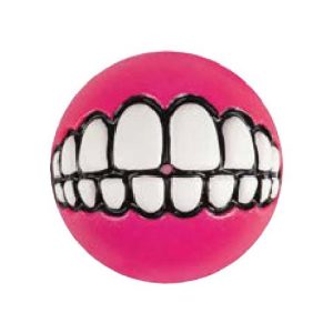 Rogz Grinz Treat Ball - Interactive treat dispenser toy for dogs